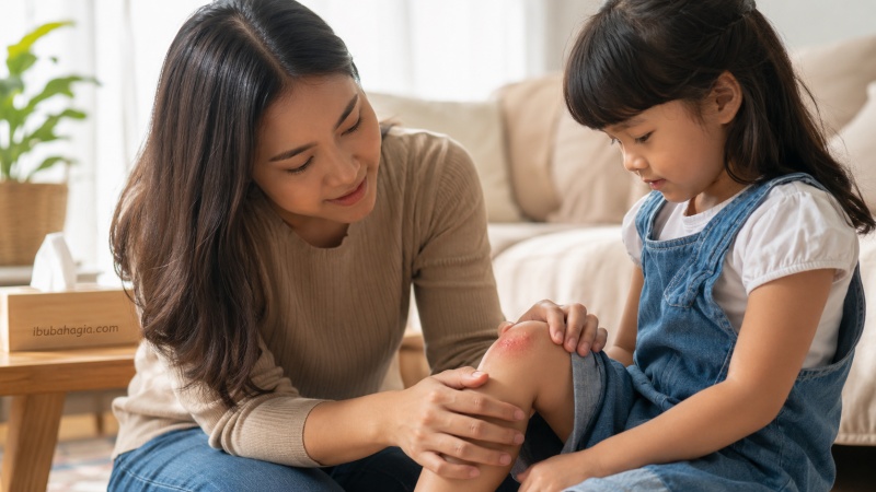 Langkah demi langkah cara merawat luka anak di rumah agar cepat sembuh.